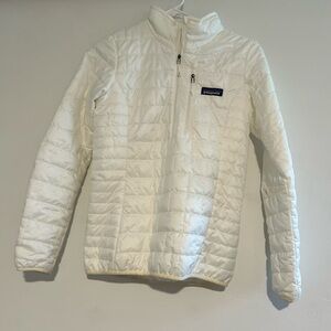 Patagonia White Puffer Jacket